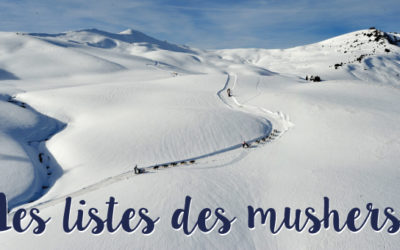 La liste officielle des mushers 2022 est dévoilée…