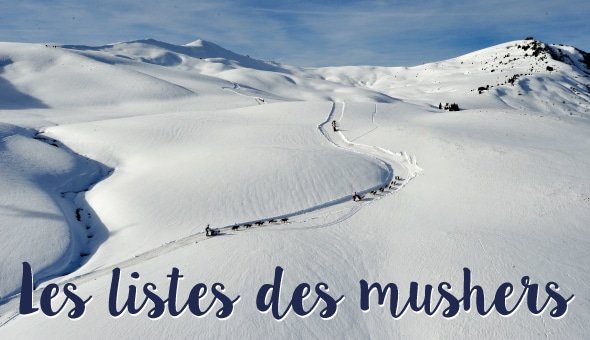 La liste officielle des mushers 2022 est dévoilée…