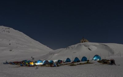 La base polaire du Col du Mont Cenis